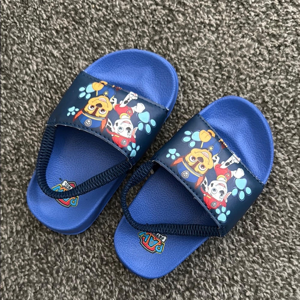 Paw Patrol Slides Size 5/6 Toddler Boys